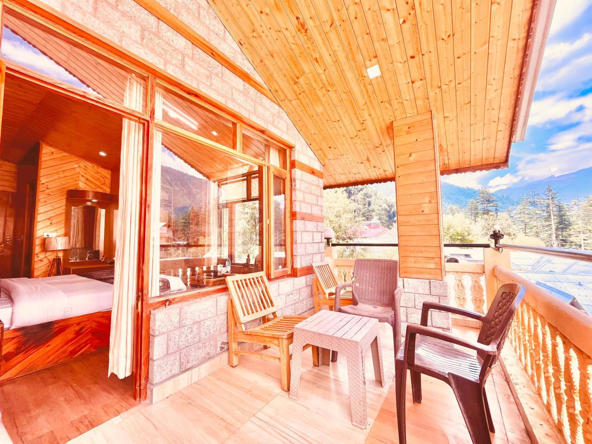 Sagar Resort !! Mountain View ! Luxury Stay ! Family Resort ! Private Parking ! Near Mall Road 마날리 외부 사진